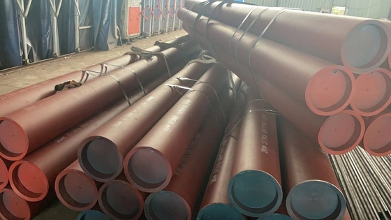 Tuberías de acero inconsútiles en frío de la aleación 34CrMo4 con el tratamiento superficial y la sección redonda