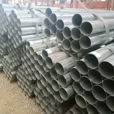 Escafandra de acero galvanizado tubo redondo sumergido en caliente Gi Galvan para construcción