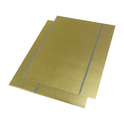 Laquee la hojalata 600m m con el oro que laquea para los envases