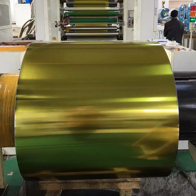 El color de acero electrolítico del oro de la hojalata del ETP imprimió la hoja para hacer el empaquetado del metal