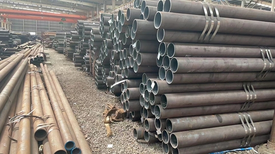 Paquete redondo inconsútil 12meters del mar de las tuberías de acero de la aleación de ASTM A106