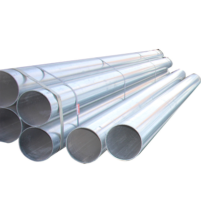 Construcción de estructuras de tubos redondos sin costura de tubería galvanizada anticorrosora