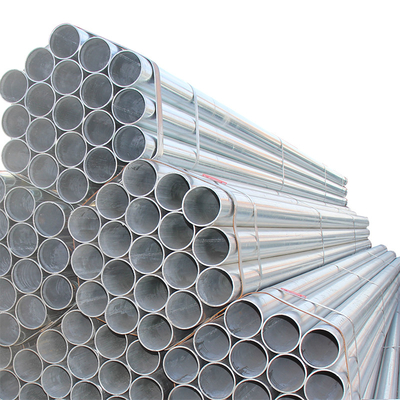 Construcción de estructuras de tubos redondos sin costura de tubería galvanizada anticorrosora