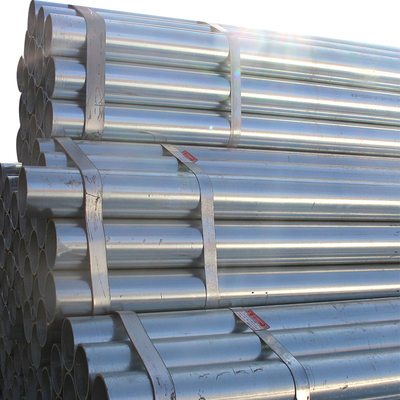 Construcción de estructuras de tubos redondos sin costura de tubería galvanizada anticorrosora