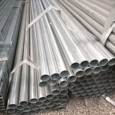 Escafandra de acero galvanizado tubo redondo sumergido en caliente Gi Galvan para construcción
