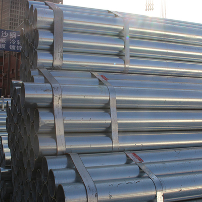 15 mm de espesor Tubo de acero pre galvanizado Tubo redondo GI sumergido en caliente