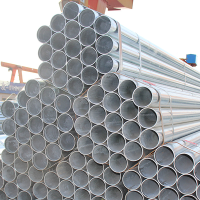 15 mm de espesor Tubo de acero pre galvanizado Tubo redondo GI sumergido en caliente