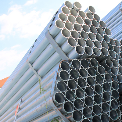 Tubo de acero galvanizado redondo sin costura ASTM A106 Sch 40 ERW GI