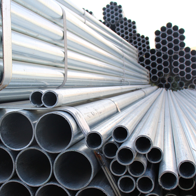 Tubo y tubería de acero galvanizado por inmersión en caliente 1 mm-20 mm para construcción