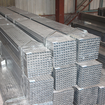 A36 Tubo cuadrado galvanizado de 50 mm para invernadero