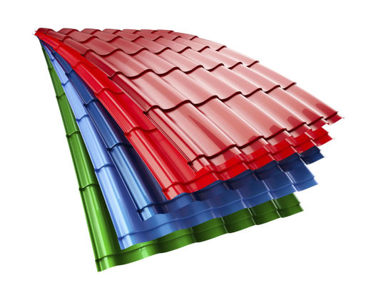 Az70 G550 galvanizó las hojas de acero cubre grueso del material 0.16-1.6m m