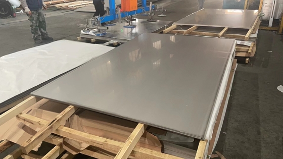 La construcción ASME laminó la placa de acero inoxidable 2000m m x 1500m m