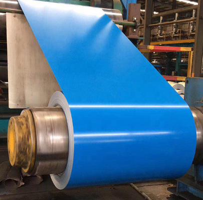Ppgi cubierto color galvanizó la bobina de acero para el material de construcción
